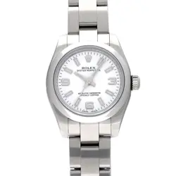 ROLEX OYSTER PERPETUAL 26 176200 WHITE LADIES USED WATCH #621730