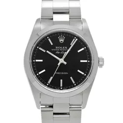 ROLEX AIR KING 14000 BLACK CASE SIZE 3434MM MEN'S USED WATCH #645430
