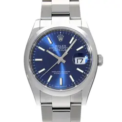 ROLEX DATEJUST 36 126200 BLUE CASE SIZE 3636MM MEN'S USED WATCH #621730