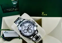 ROLEX DAYTONA 126500LN WHITE INDEX AKA PANDA W/ BOX & PAPERS (2024)