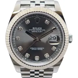 ROLEX DATEJUST 41 126334G MEN'S USED WATCH #61230