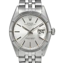 ROLEX Oyster Perpetual 1501 Silver Men's Used Watch #611930