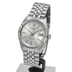 ROLEX Oyster Perpetual 1501 Silver Men's Used Watch #611930