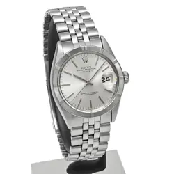 ROLEX Oyster Perpetual 1501 Silver Men's Used Watch #611930
