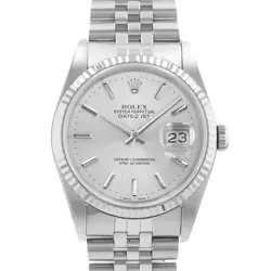 ROLEX DATEJUST 36 16234, STEEL & GOLD, SILVER DIAL, JUBILEE BRACELET, WATCH ONLY