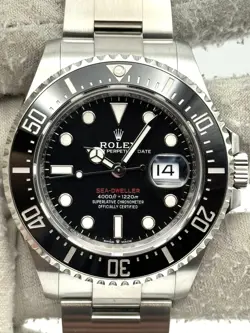 ROLEX SEADWELLER RED LETTER 43MM STAINLESS STEEL 126600 BOX & PAPERS 2022