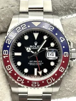 ROLEX GMT MASTER II PEPSI STAINLESS STEEL OYSTER BRACELET 126710BLRO B&P 2020