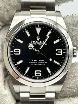 ROLEX EXPLORER II 39MM MKII DIAL STAINLESS STEEL BRACELET 214270