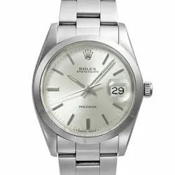 ROLEX OYSTER DATE 6694 SILVER CASE SIZE 34MM X 34MM MEN'S USED WATCH #621230