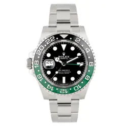 ROLEX GMT-MASTER II SPRITE STEEL BLACK DIAL OYSTER 40MM 126720VTNR FULL SET
