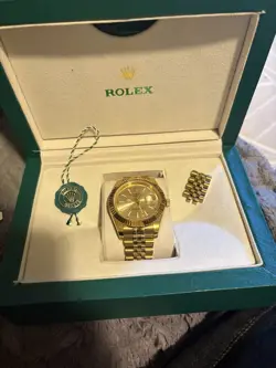 ROLEX 18K PLATED GOLD WOMAN’S WATCH