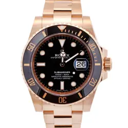 ROLEX SUBMARINER 40MM BLACK DIAL 116618LN YG