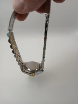 ROLEX LADY-DATEJUST 69173 GOLD AND SILVER JUBILEE BRACELET WITH GOLD BEZEL