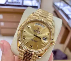Very Clean Yellow Gold Rolex Oyster Perpetual Day Date
