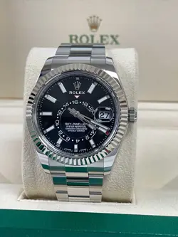 ROLEX SKYDWELLER SKY-DWELLER 326934 STEEL BLACK MINT 2023