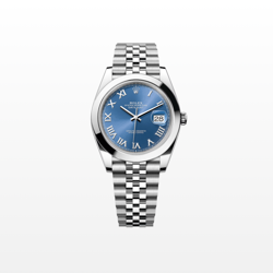 UNWORN ROLEX DATEJUST 41MM, BLUE ROMAN, JUBILEE, 126300, DATED 2025