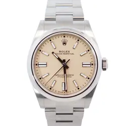 Rolex Oyster Perpetual 41mm Beige Dial Watch 134300