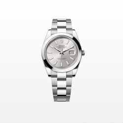 UNWORN ROLEX DATEJUST 41MM, SILVER, OYSTER, 126300, DATED 2025
