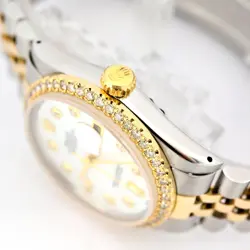 Mens Rolex 36MM SS/10k Yellow Gold Jubilee 2 CTW Diamonds Bezel MOP Dial Watch