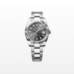 41MM RHODIUM OYSTER