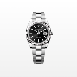 UNWORN ROLEX DATEJUST 41MM, BLACK, OYSTER, 126334, DATED 2025
