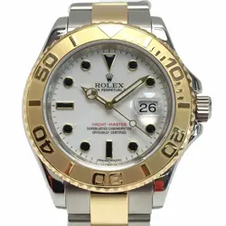 ROLEX YACHT-MASTER G# K18YG 16623 WHITE  #003