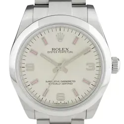 OH DONE GUARANTEE ROLEX OYSTER PERPETUAL 177200 BOYS USED BUYS-0