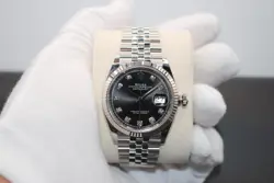ROLEX DATEJUST 126234 SILVER JUBILEE BRACELET, FLUTED BEZEL & FACTORY DIAMONDS!