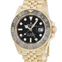 ROLEX GMT MASTER II 126718GRNR RANDOM NUMBER K18YG SOLID BLACK BENZ USED HOUB-0