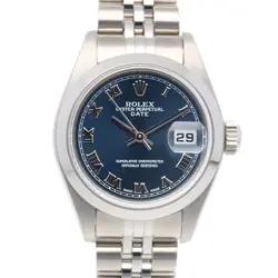 ROLEX DATE WATCHES 79160 STAINLESS STEEL Y NUMBER, ROMAN NUMERALS USED