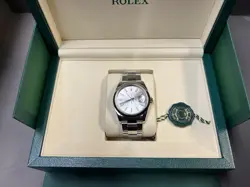 ROLEX DATE 36MM SILVER DIAL 25