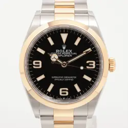 ROLEX EXPLORER I 124273 SSYG SSYG AT BLACK DIAL 3 EXTRA LINKS