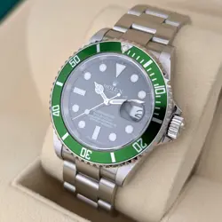 Rolex 16610LV Submariner Date Kermit 40mm 2006 Box & Papers