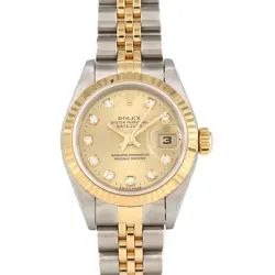AUTHENTIC ROLEX DATEJUST 69173G SSXYG AUTOMATIC #U  #270-004-078-5384