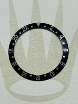 ROLEX GENUINE BEZEL INSERT GMT MASTER 16710 BLACK
