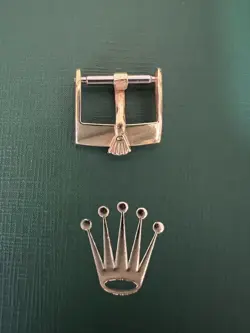 ROLEX GENUINE 14MM18K/750 GOLD SOLID BUCKLE