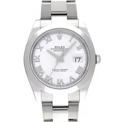 ROLEX DATEJUST 41 126300 WHITE WATCH 676856