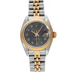 ROLEX DATEJUST 69173 S NUMBER (MANUFACTURED AROUND 1994) BLACK/NOIRCOMPUTERS...
