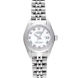 ROLEX DATEJUST 79174 WHITE WATCH 677676