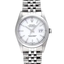 ROLEX DATEJUST 36 16200 WHITE WATCH 676874