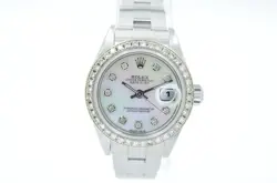 ROLEX LADY-DATEJUST26MM 79160 CUSTOM MOTHER OF PEARL DIAMOND DIAL BEZEL 2000 B&P