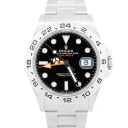 2022 NEW PAPERS ROLEX EXPLORER II 42MM BLACK STAINLESS STEEL WATCH 226570 BOX
