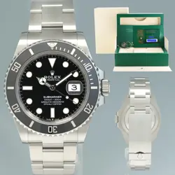 2025 NEW PAPERS ROLEX SUBMARINER 41MM BLACK DIAL CERAMIC 126610 WATCH BOX