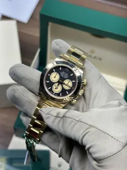 2025 NEW ROLEX DAYTONA 126508 YELLOW GOLD BLACK PAUL NEWMAN 40MM WATCH STICKER