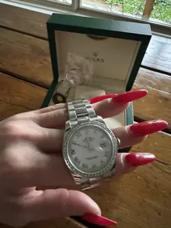 ROLEX MEN'S DATEJUST WITH DIAMONDS