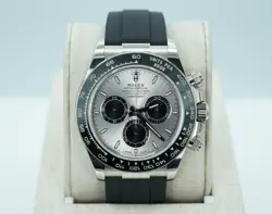 ROLEX 126519LN DAYTONA GHOST 18K WHITE GOLD STEEL DIAL NEW MODEL 2024 FULL SET