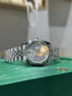 ROLEX DATEJUST 116234 SILVER CASE SIZE 36MM  USED WATCH #3103725(LEV JEWLERS)