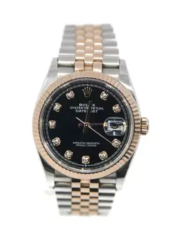 ROLEX DATEJUST DIAMOND 18K/STAINLESS STEEL WATCH 126231