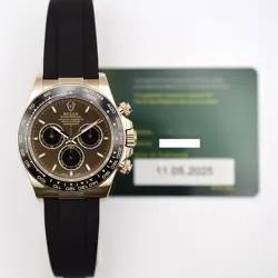 2025 ROLEX COSMOGRAPH DAYTONA, 126515LN, 40MM, ROSE GOLD, BRIGHT CHOCOLATE & ...
