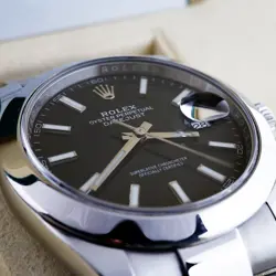 ROLEX DATEJUST SUPERLATIVE CHRONOMETER, 41 MM, OYSTERSTEEL, REF. 126300, 100 M